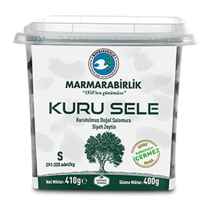 Marmarabirlik Dried Natural Black Olives
400 g pet x 12
