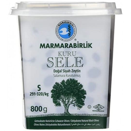 Marmarabirlik Dried Natural Black Olives
800 g pet