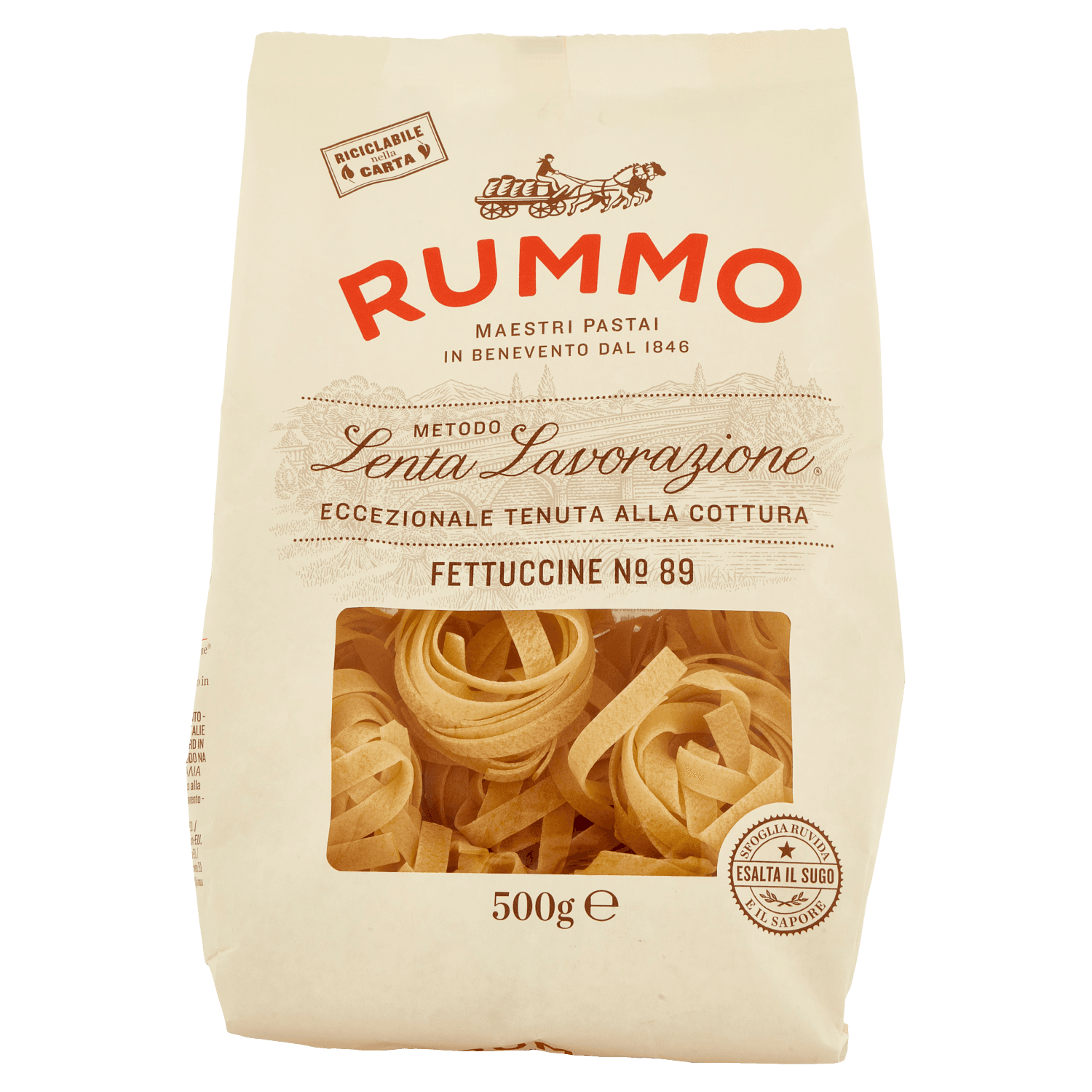 Rummo Fettuccine Pasta 500 gr X 12