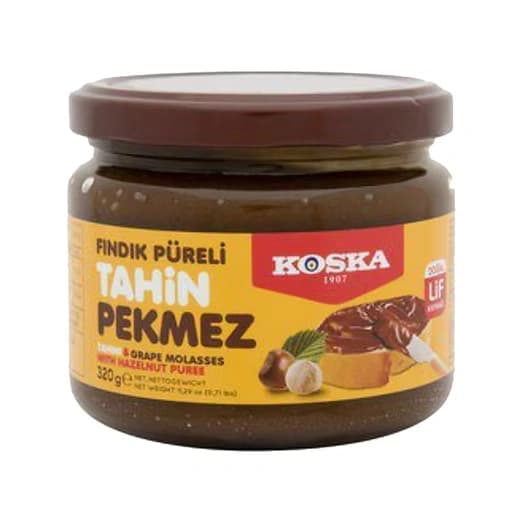 Koska Tahini Molasses with Hazelnut 320 gr x 12