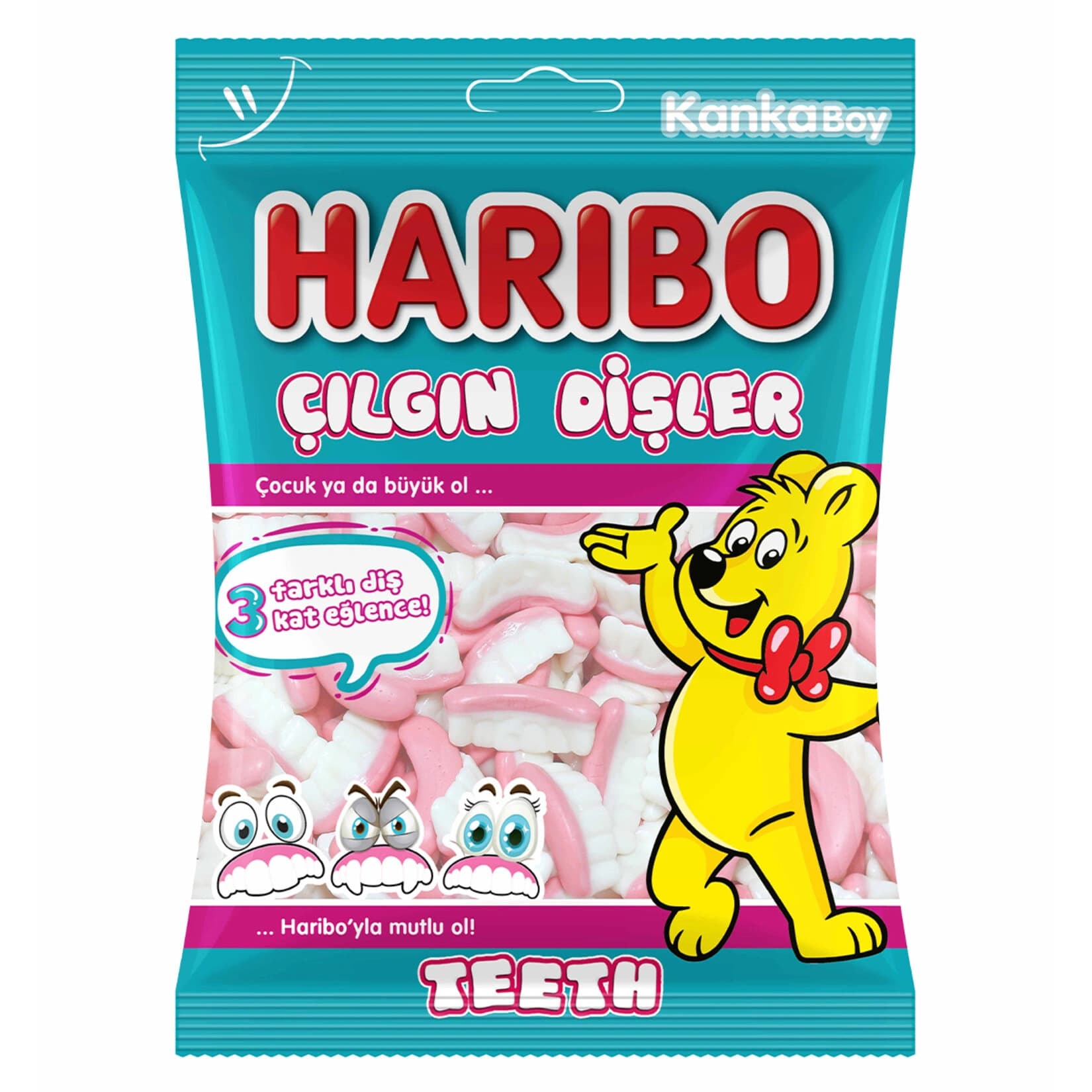 Haribo teeth 80 gr x24