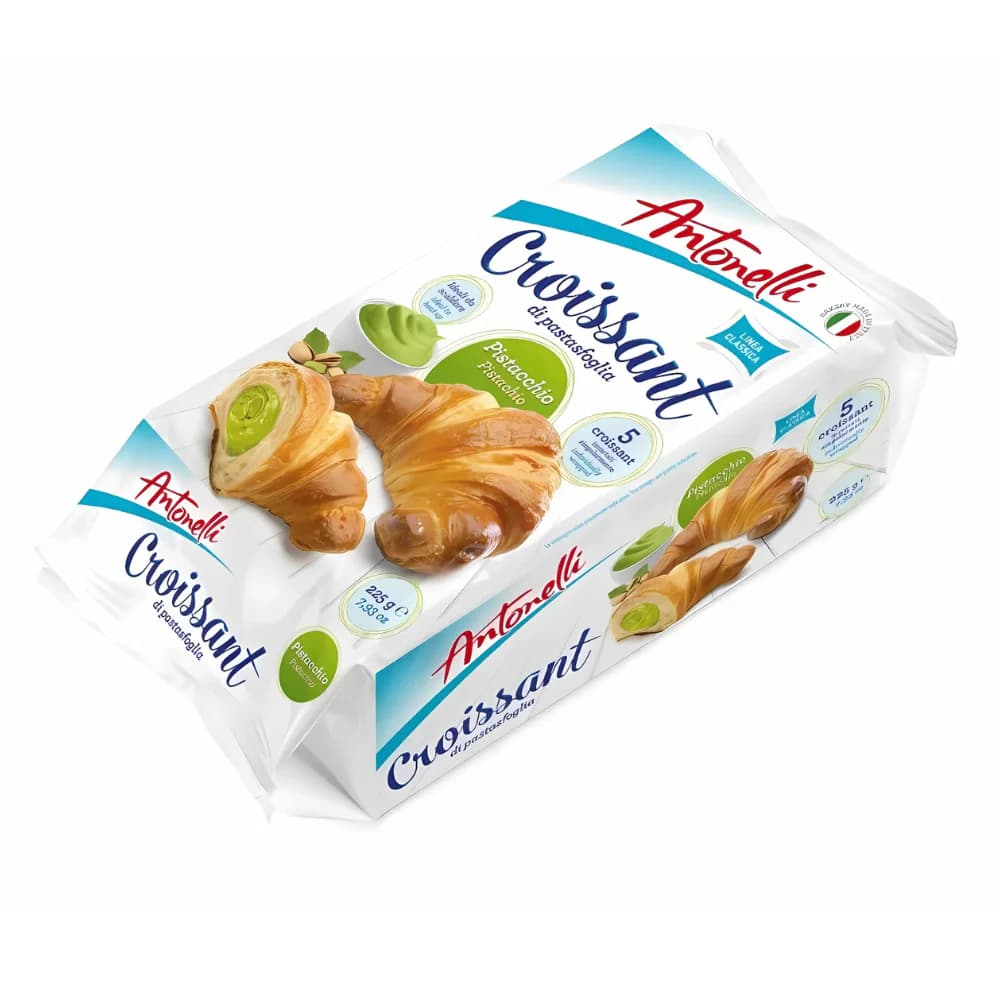 Antonelli Croissant Bigusto Pistachio 225 gr x 8