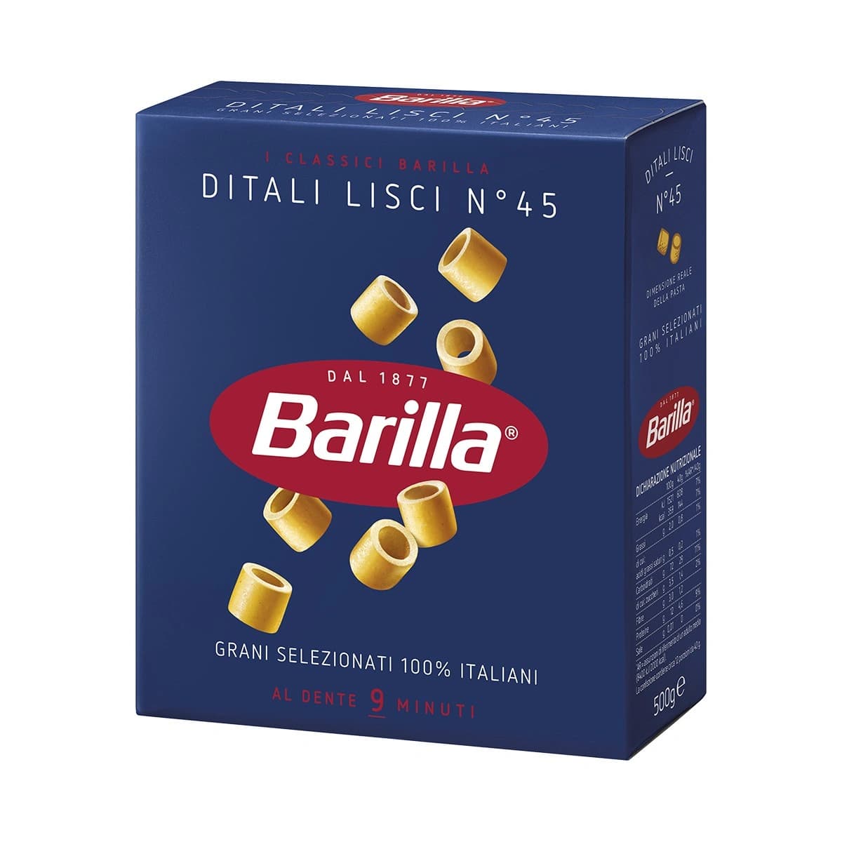 Barilla Sem 47 Ditalini Rigate 500 gr x 16