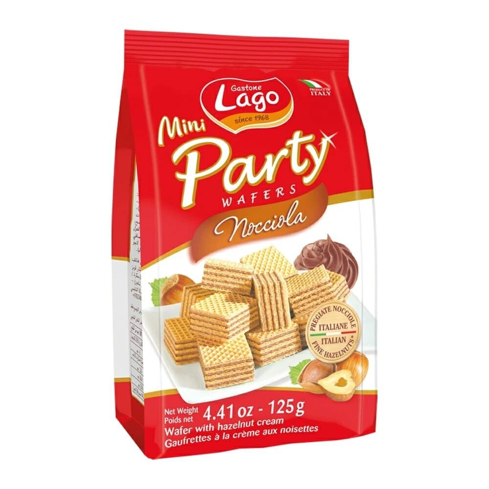 Elledi Party Lago Wafer Hazelnut 250 gr x 10