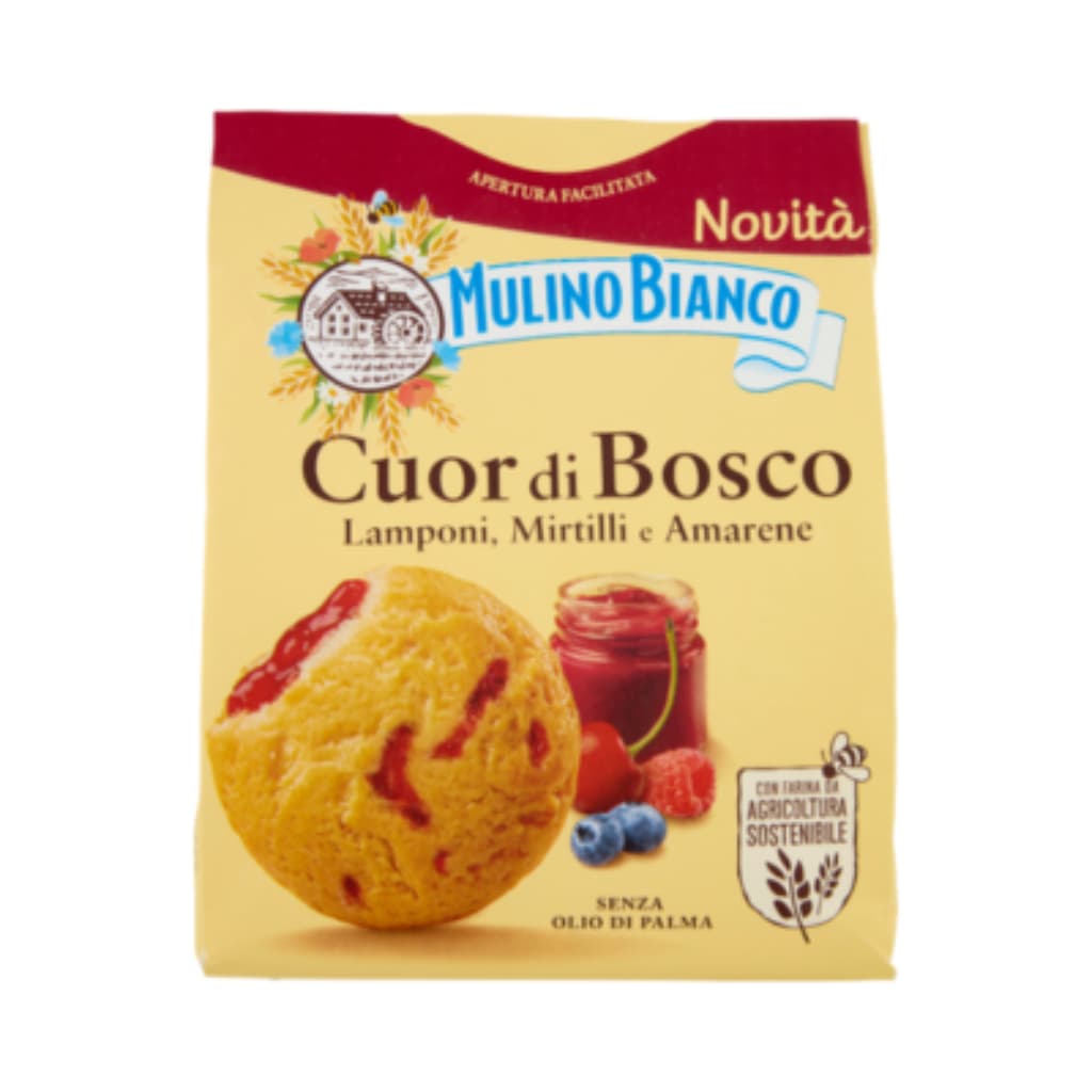 Mulino Bianco cuor Di Bosco 300 gr x 12
