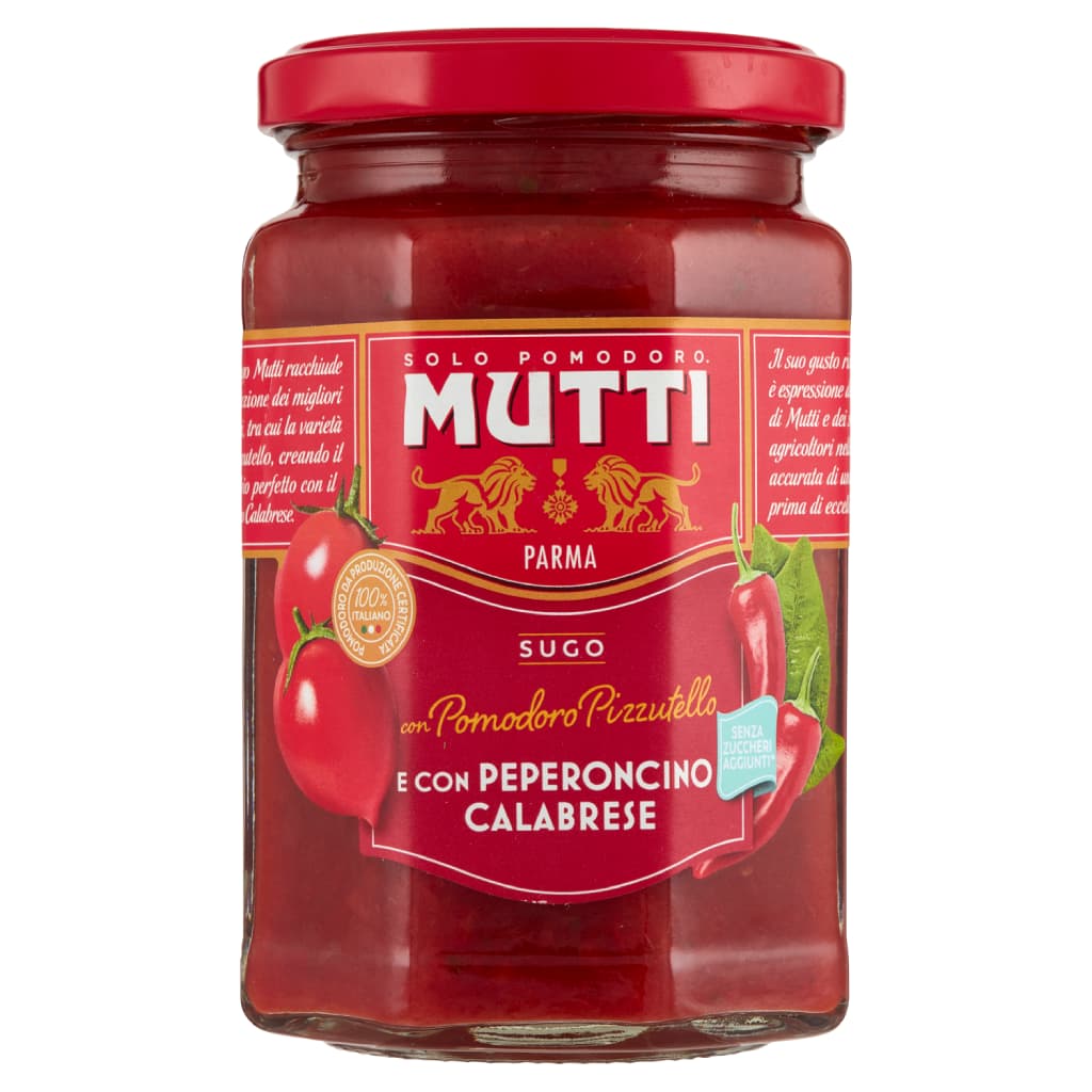 Mutti Sugo Pomodoro Peperoncino GR 280 x 6 Mutti Sugo Pomodoro Peperoncino GR 280 x 6
